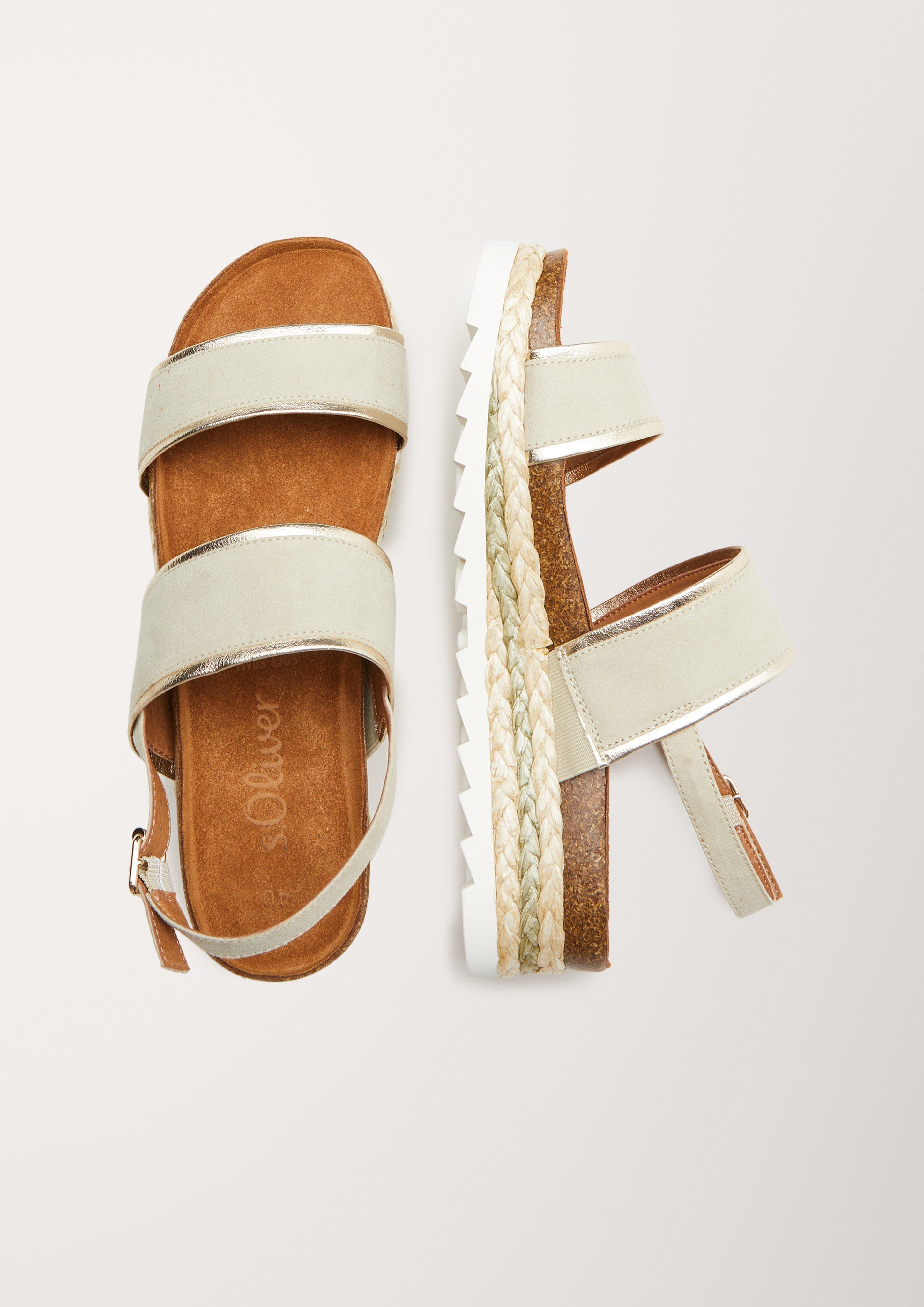 Sandalen mit Plateausohle  6005781-728