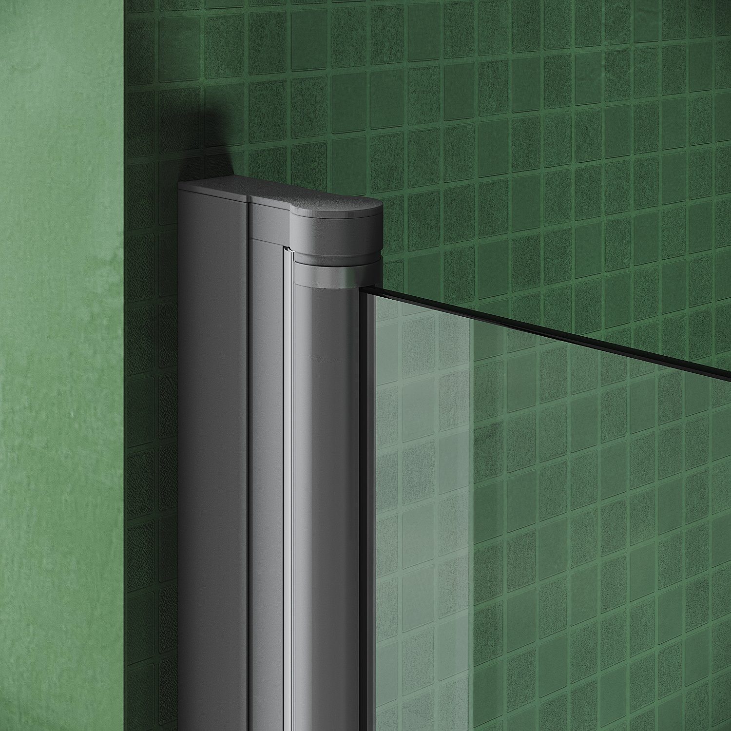 SONNI Badewannenaufsatz Badewannenaufsatz mit Seitenwand,Faltwand, DuschabtrennungNANO Glas, Einscheibensicherheitsglas mit Nano Beschichtung, für Badezimmer, faltbar