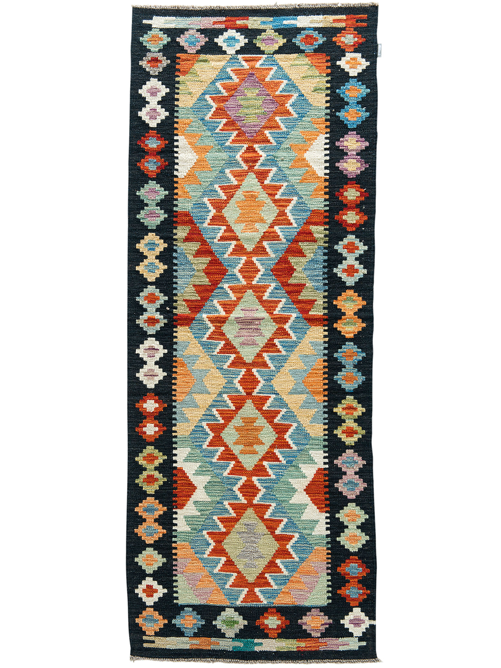 Afghan Kelim ca. 74 x 200 cm, Unikat / Einzelstück