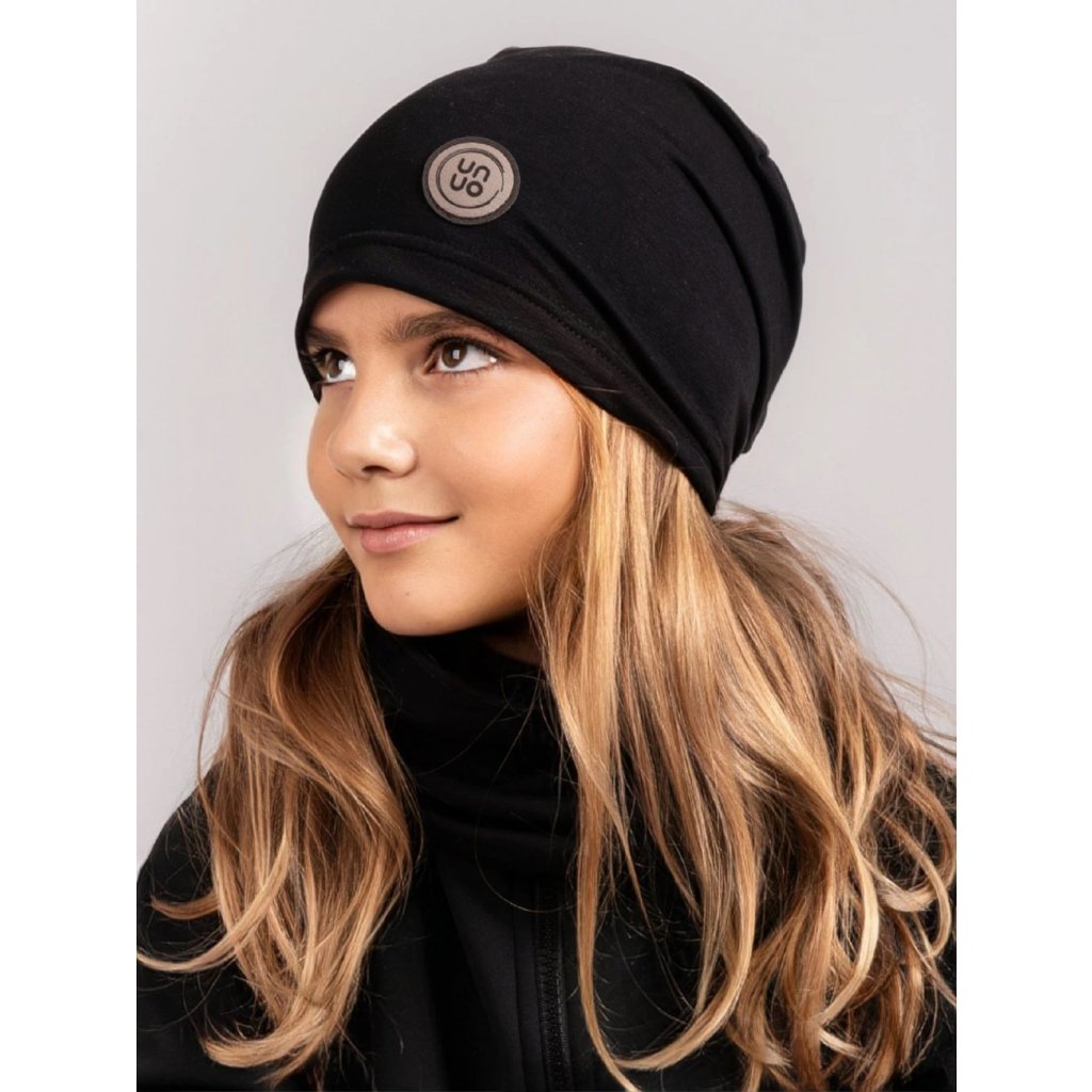 Unuo Homeless Schwarze Kinder Joggingstoffmütze