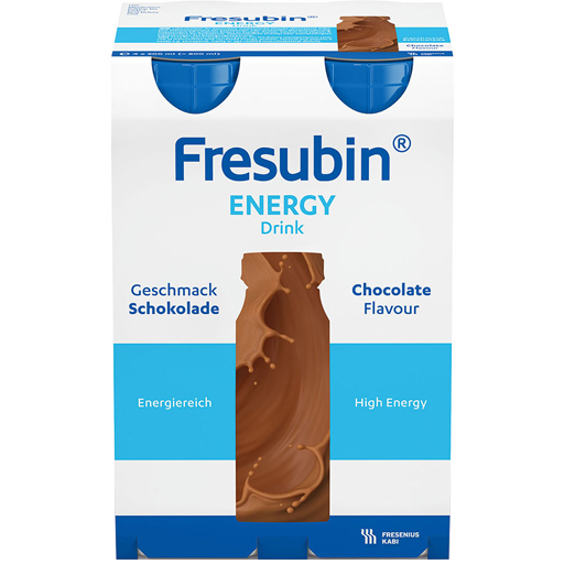 FRESUBIN ENERGY DRINK Schokolade Trinkflasche  4X200 ml  Lösung