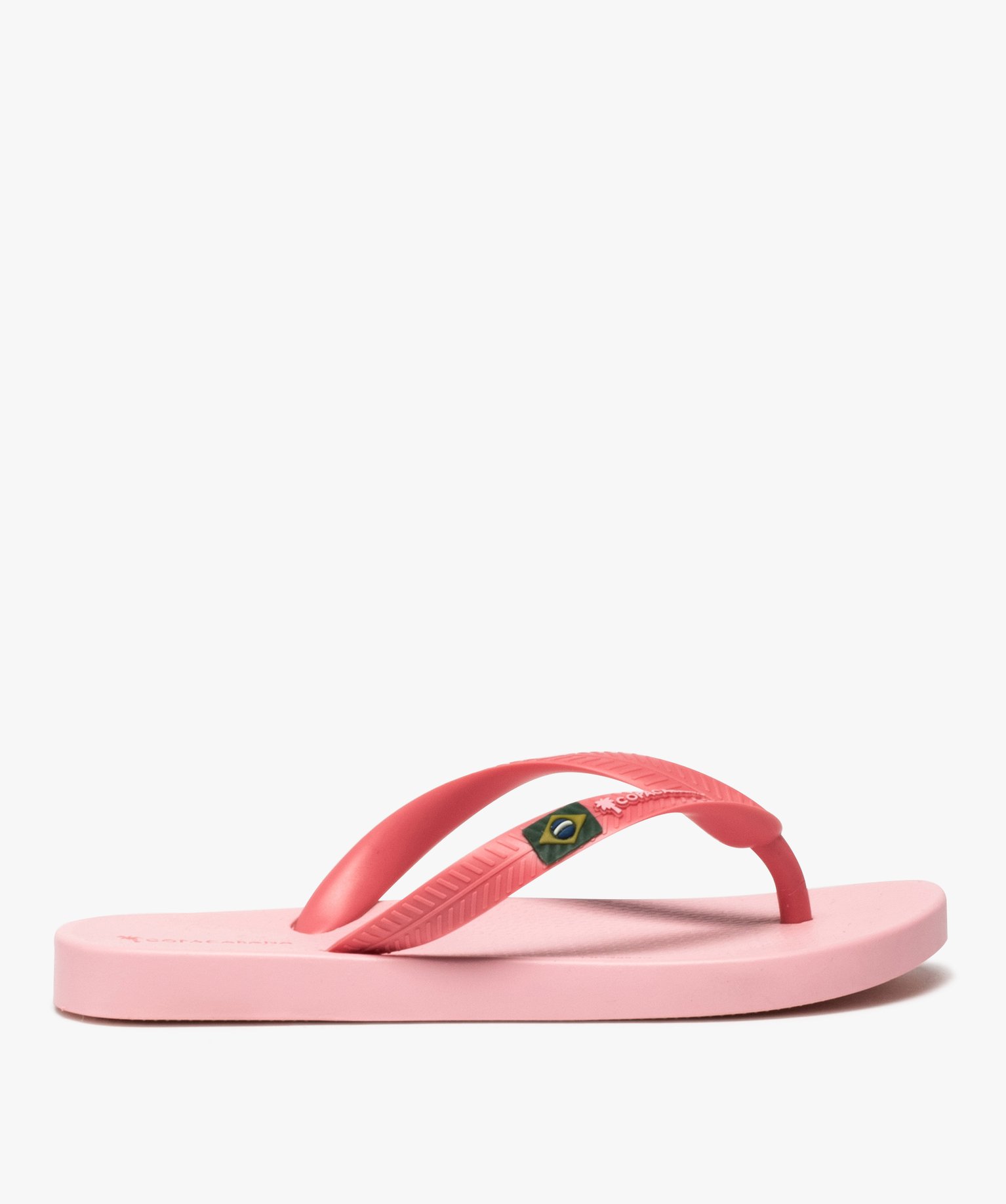 Tongs fille à brides souples - Copacabana rose | GEMO