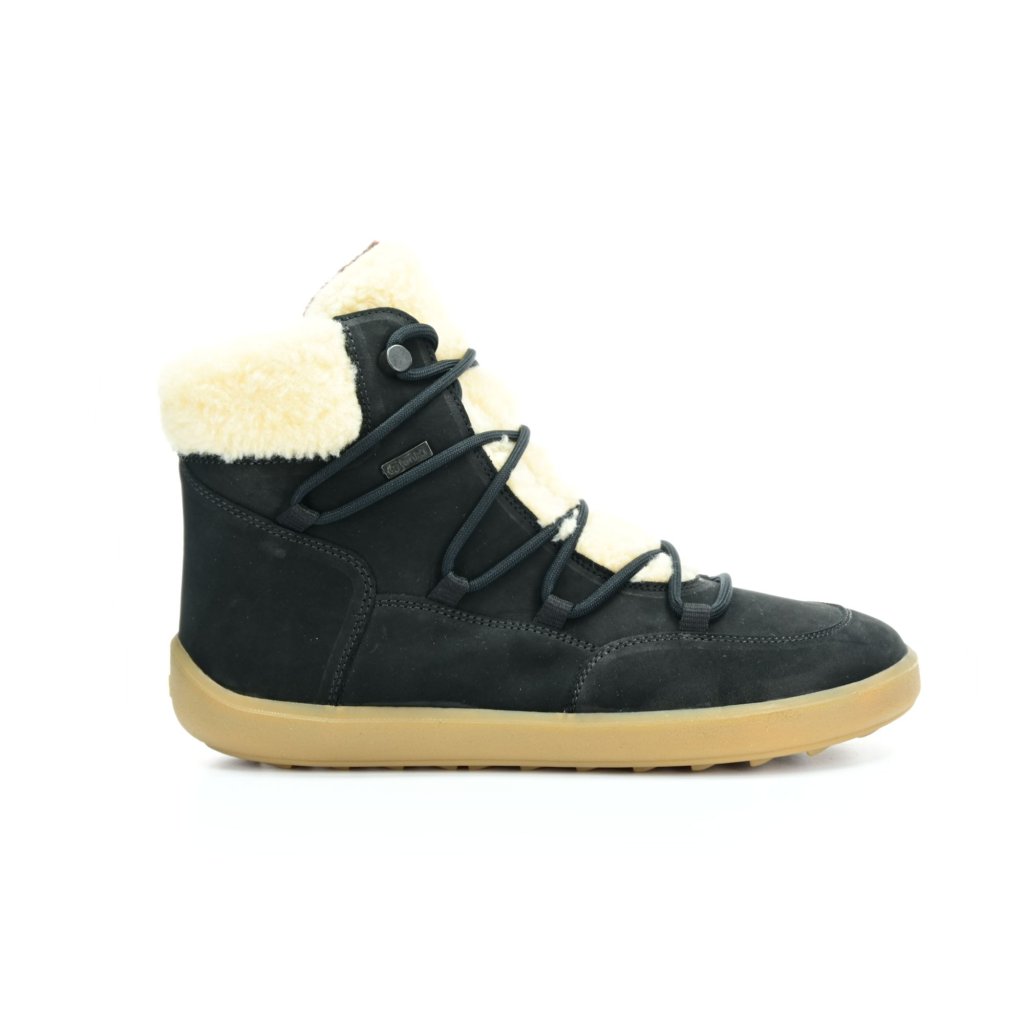 Be Lenka Bliss Black schwarze Winterbarfußschuhe