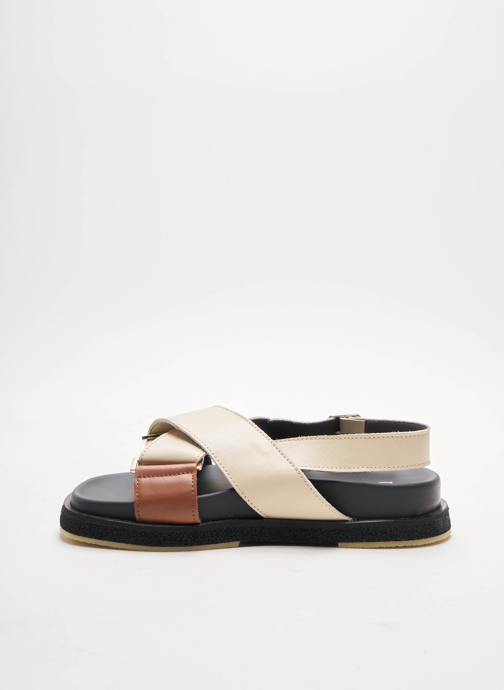 Seboy S Sandales Nu Pieds Femme couleur beige