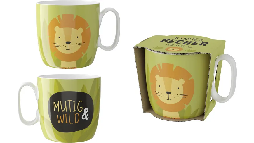 Geschenk für Dich Kinderbecher Löwe
