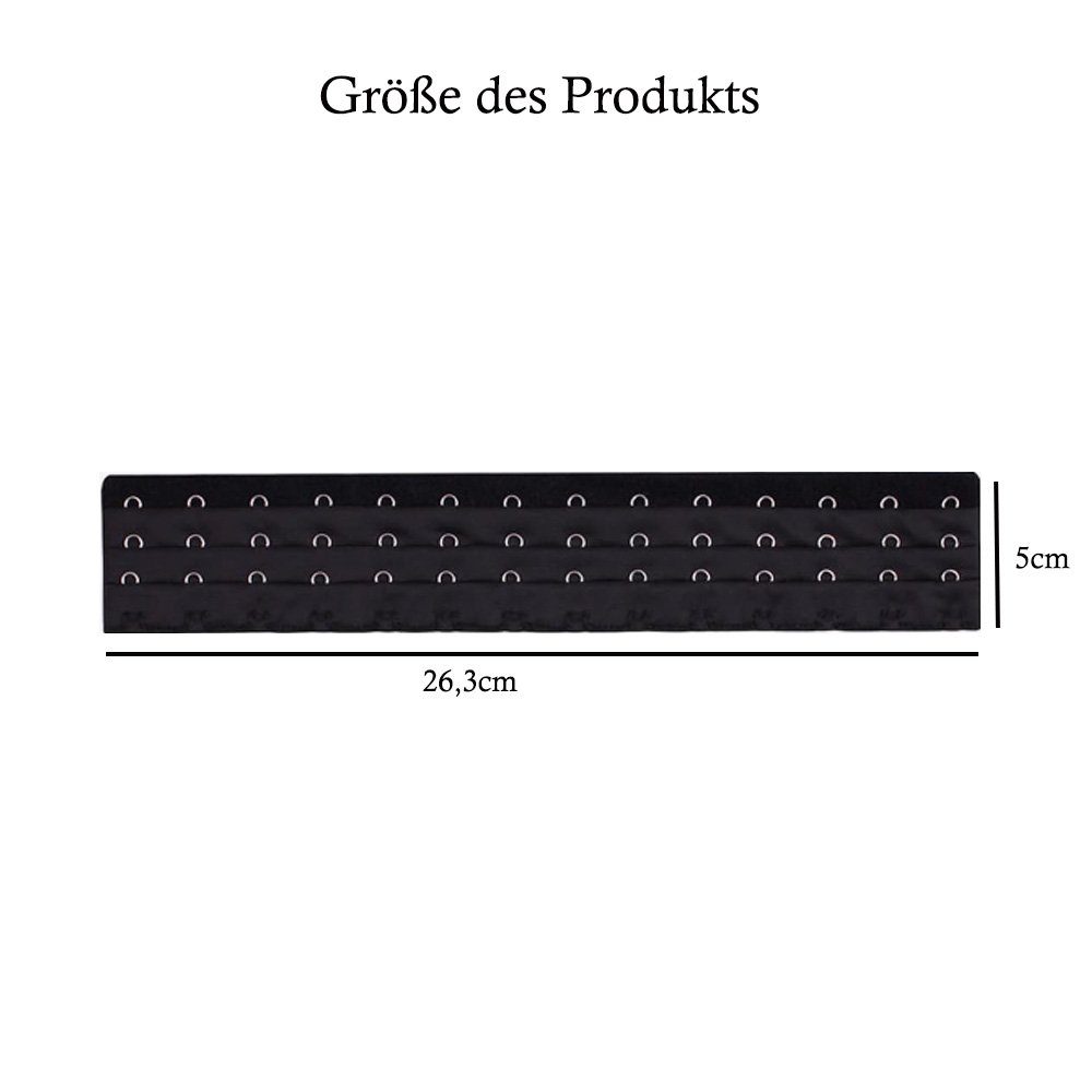 Tian Dee BH-Verlängerung 2 Sheets Frauen Korsett Extender BH Verlängerung Erweiterung Gurt