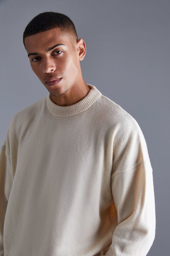 Kastiger Strickpullover