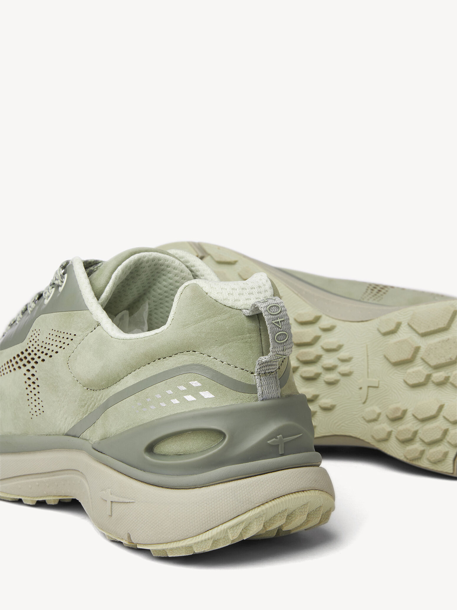 Chaussure de randonnée W-0405 en cuir - vert