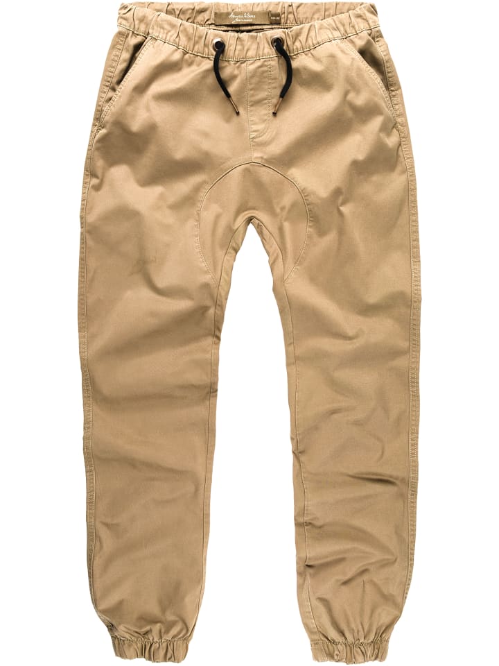 Amaci&Sons Basic Jogger-Chino NEW JERSEY in Beige günstig kaufen