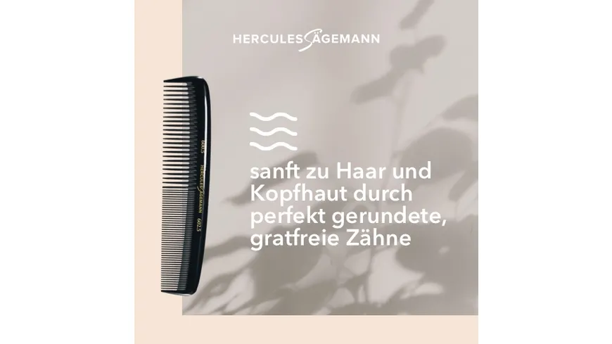 HERCULES Sägemann Taschenkamm Naturkautschuk