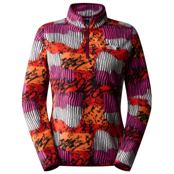 The North Face - Women's 100 Glacier Printed 1/4 Zip - Fleecepullover