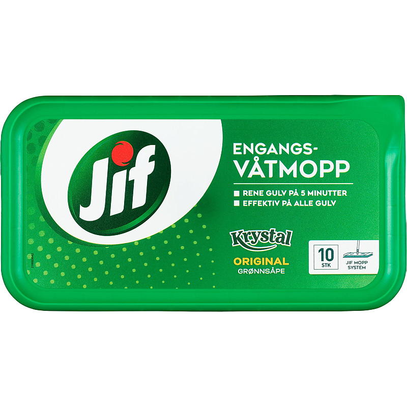 Jif Engangsmopp 10-pk Jif Krystal