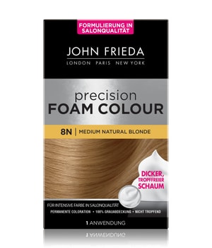 JOHN FRIEDA Precision Foam Colour 8N Medium Natrual Blond Haarfarbe-1 Stk