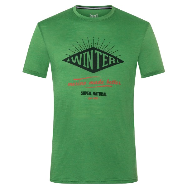 super.natural - Winter Tee - Merinoshirt