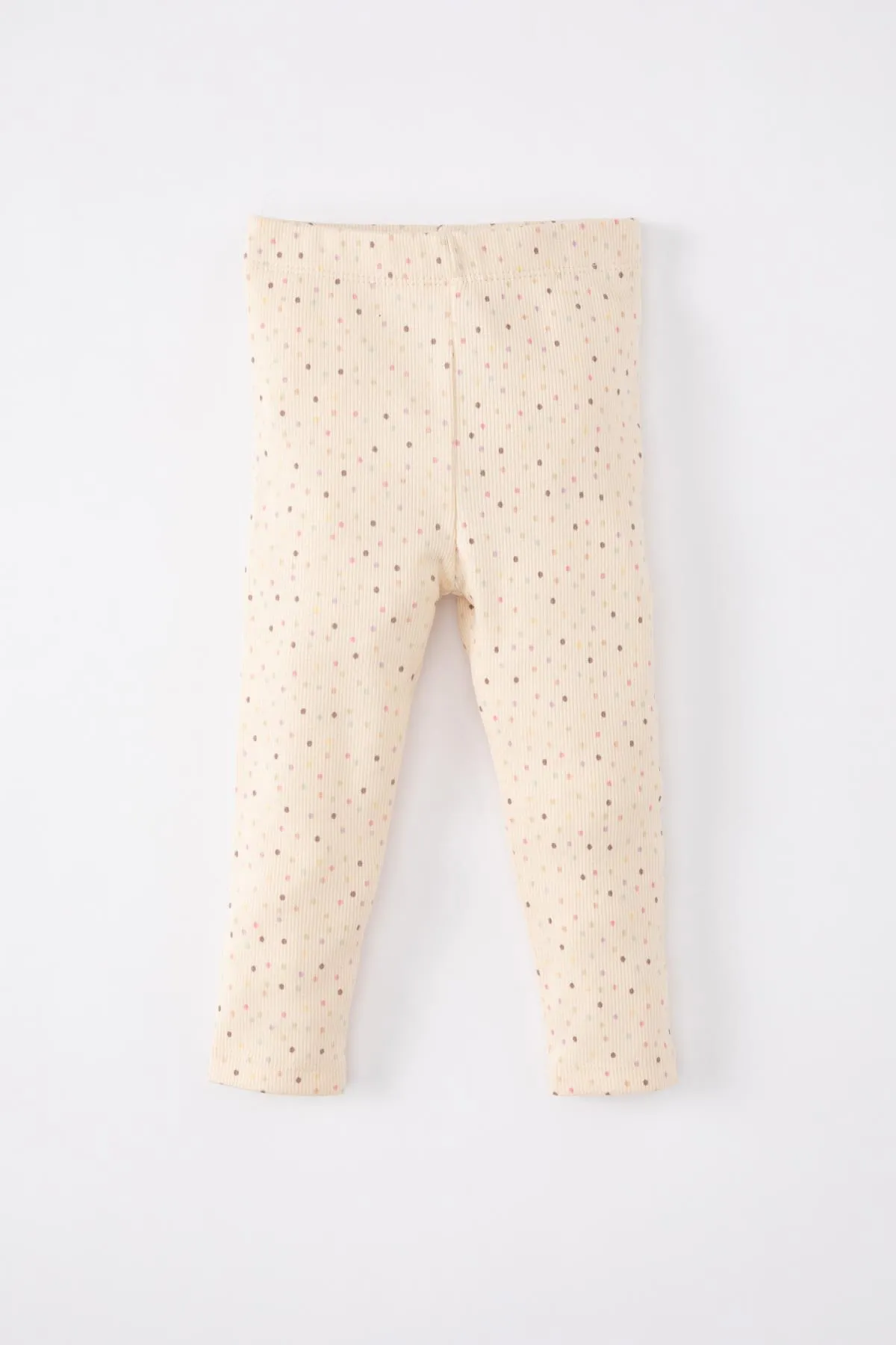 DeFacto  Baby Mädchen Pyjama Set mit geripptem Camisole und Polka Dot Muster