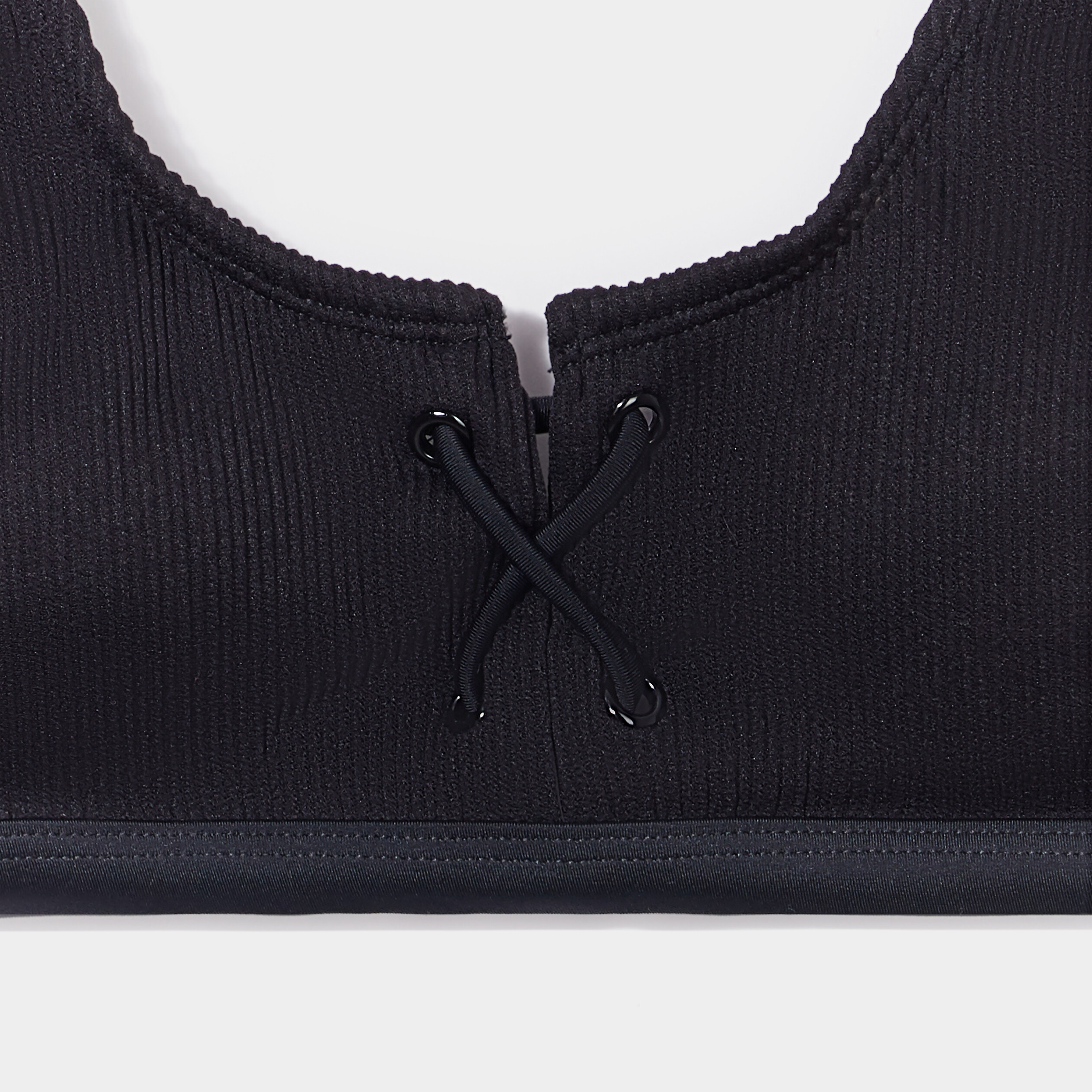 Maillot de bain 2 pièces noir fille | La Halle
