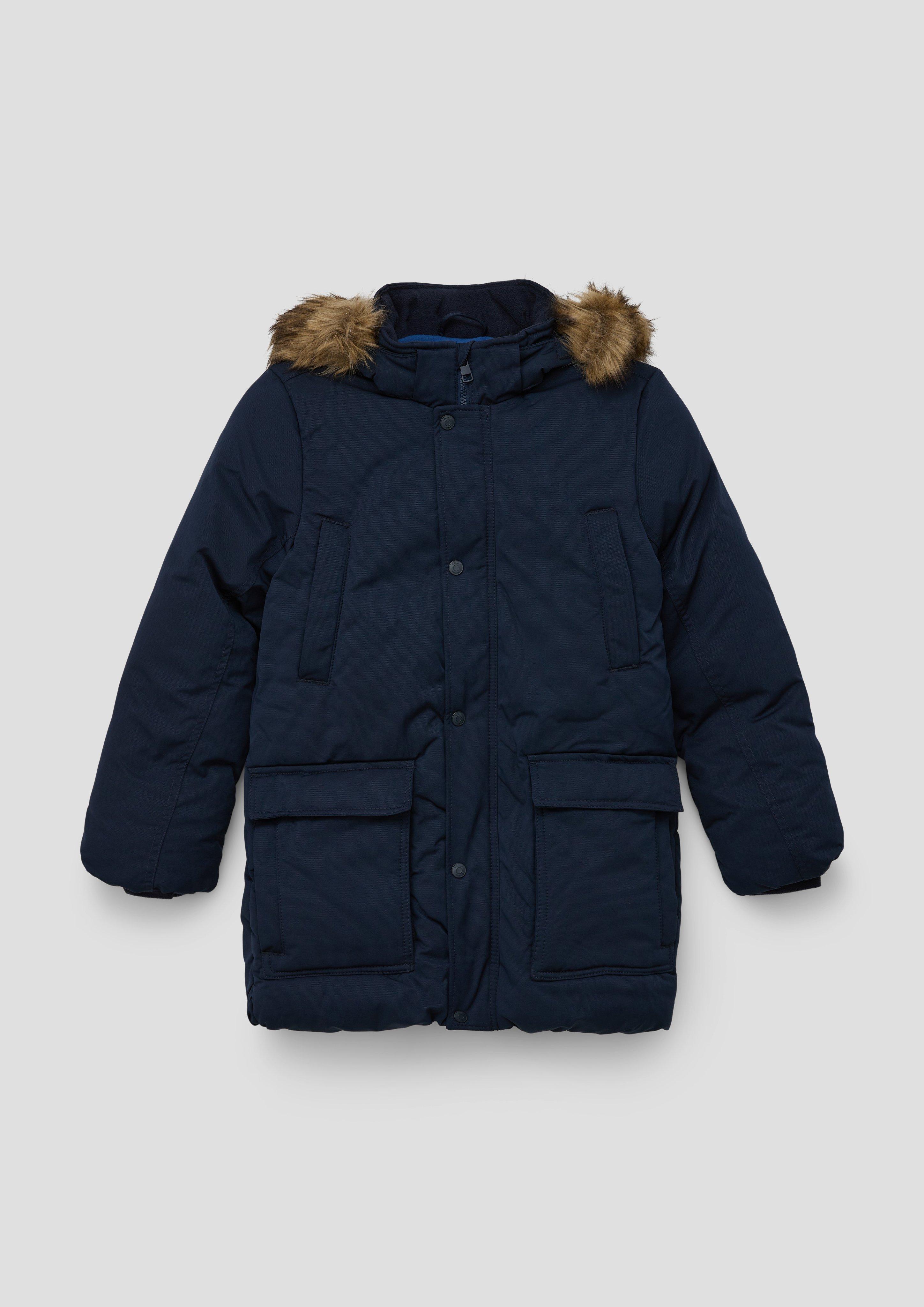 Jacke mit abnehmbarem Kunstfell  2132196-5952