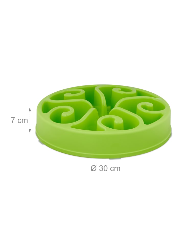 relaxdays Anti Schling Napf in Grün - Ø 30 cm günstig kaufen onesize
