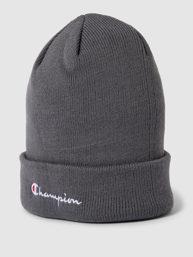 Mütze mit Label-Stitching in graphit