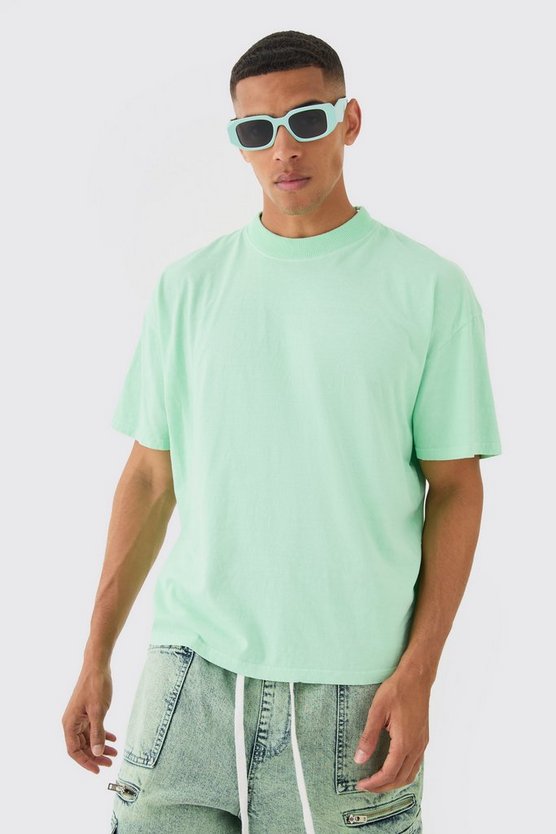 Oversize T-Shirt mit Okinawa-Print