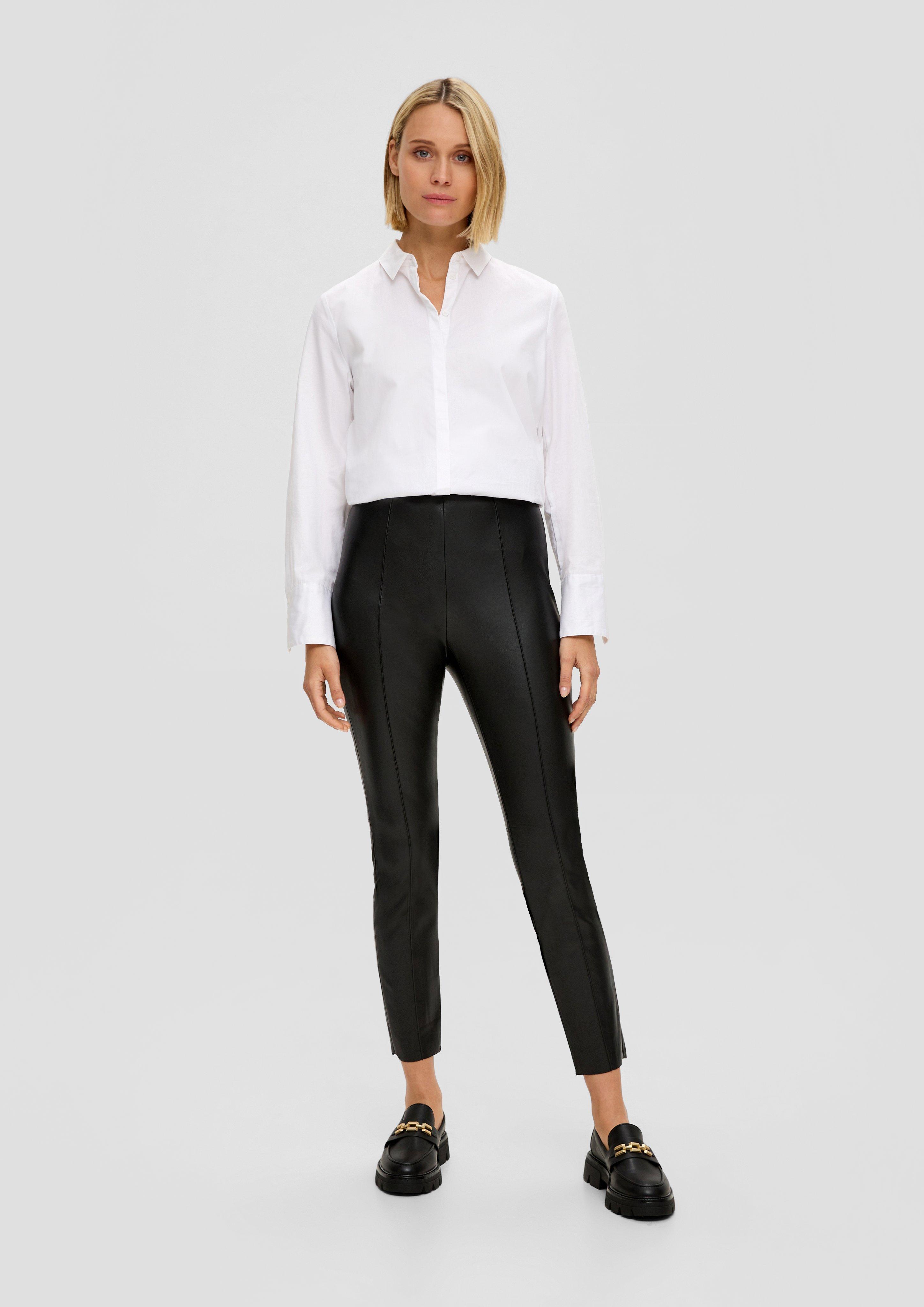 Skinny: Hose aus Lederimitat  2133699-9999