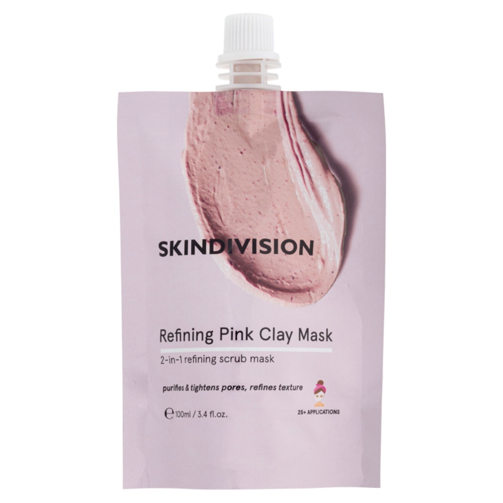 skindivision Masque raffinant à l'argile rose masque facial