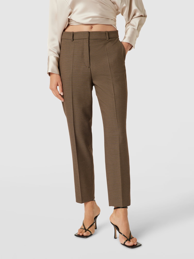 Hose mit Allover-Muster in camel