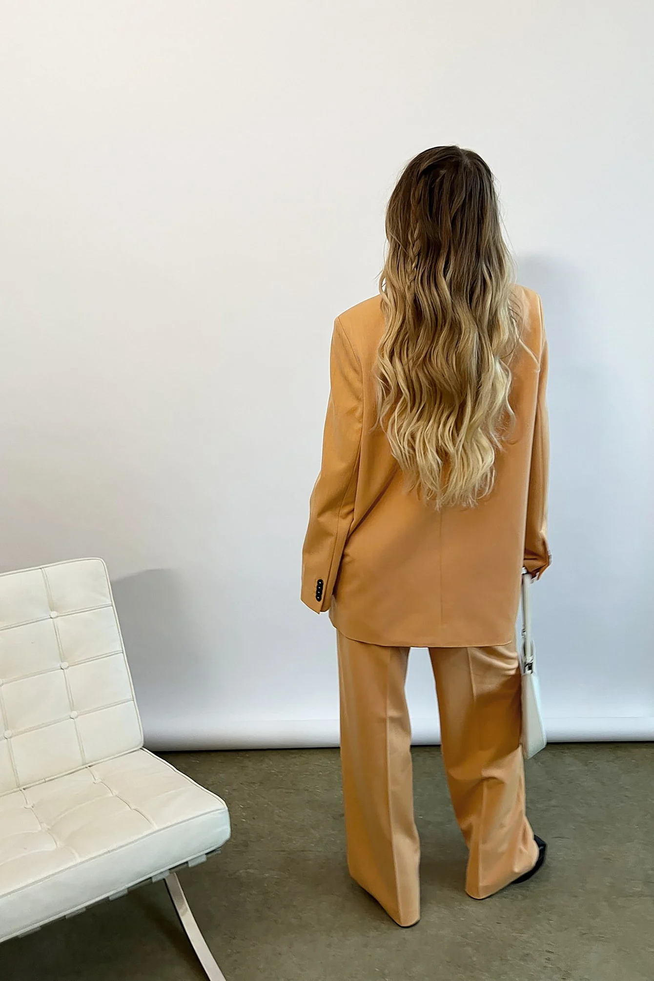 Anzughose mit hoher Taille