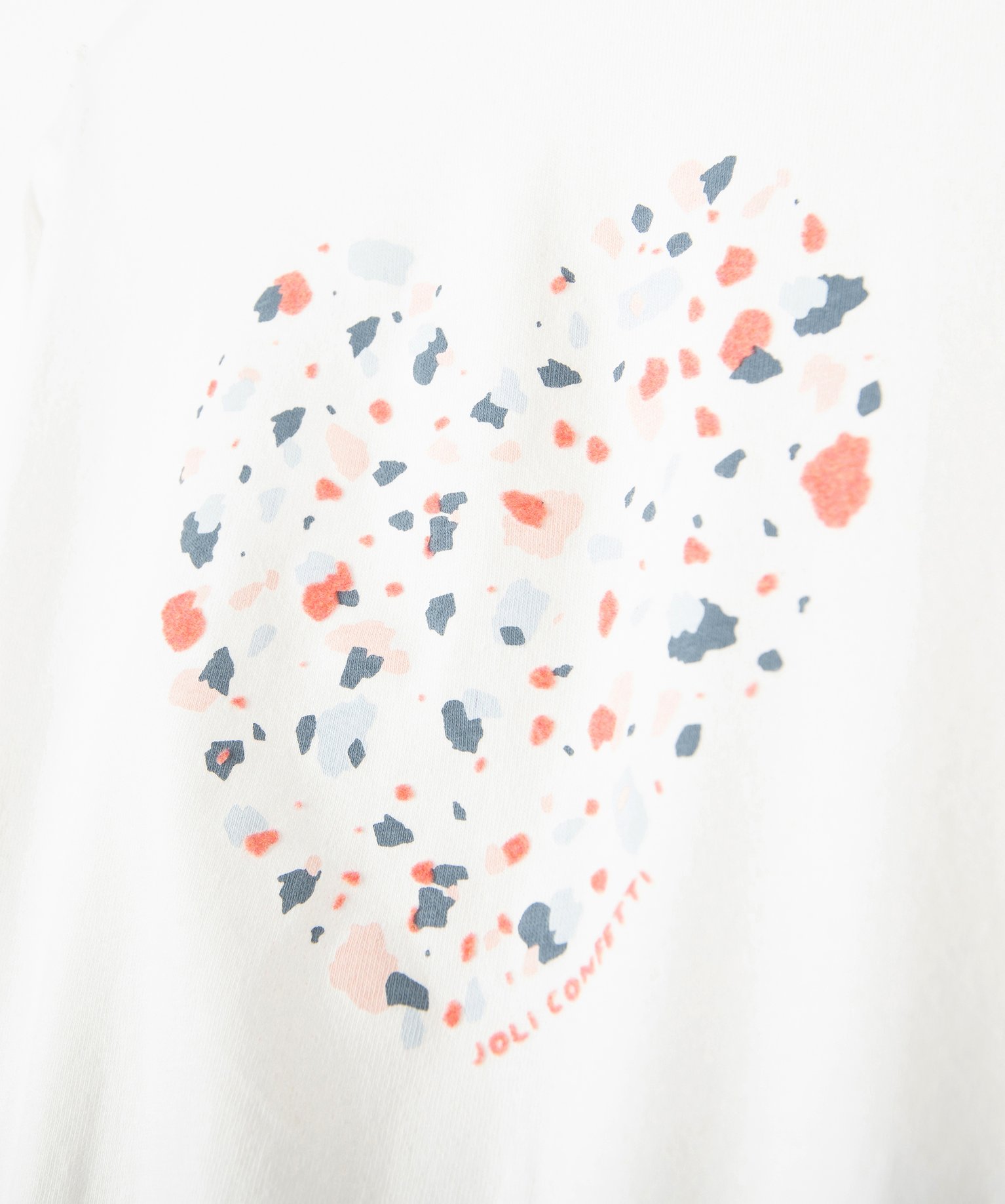 Tee-shirt bébé fille à manches 3/4 et taille élastiquée ecru | GEMO