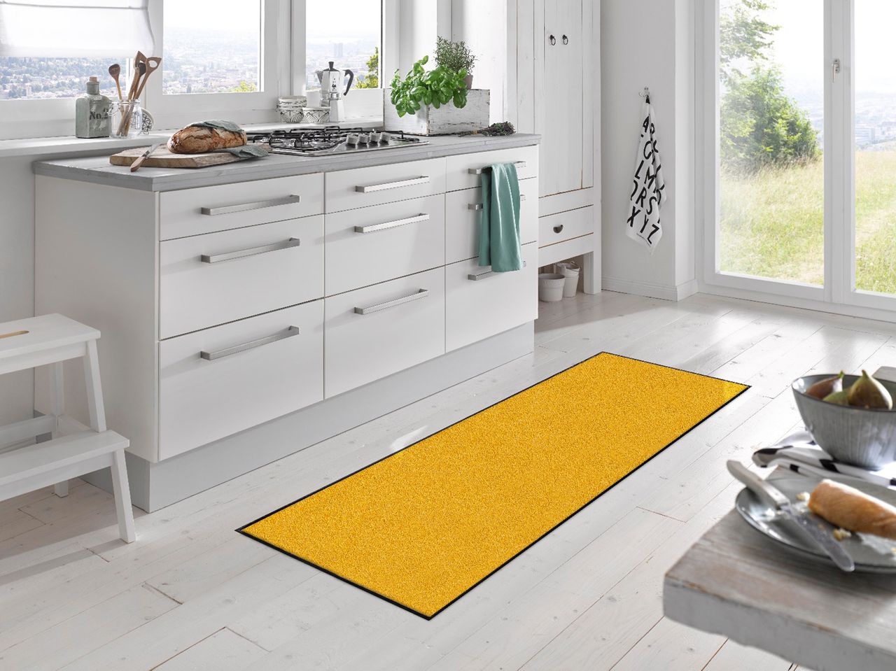 Fuma Rutschfeste Fußmatte  TC_Honey Gold 180 x 60 cm