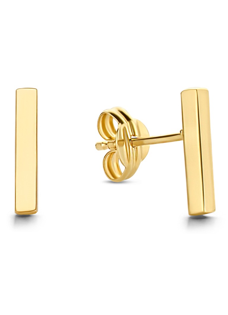 Cercei Jackie din aur galben de 14k