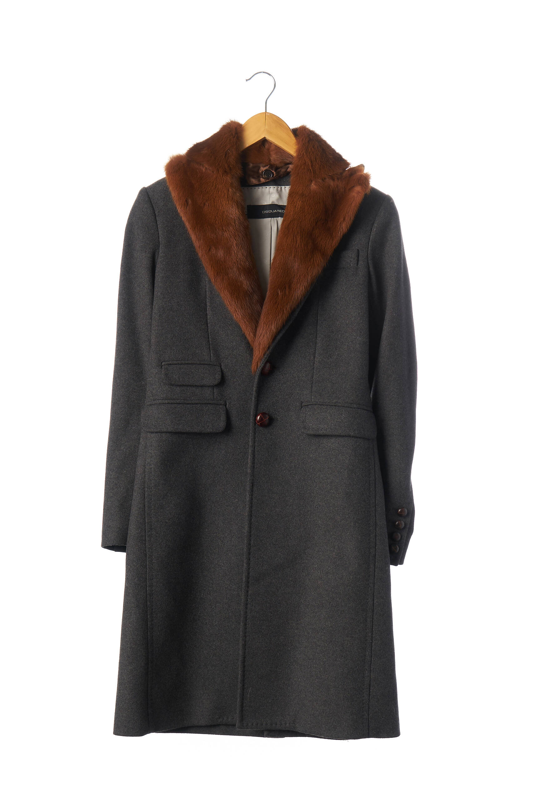 Dsquared Manteaux Longs Femme couleur gris