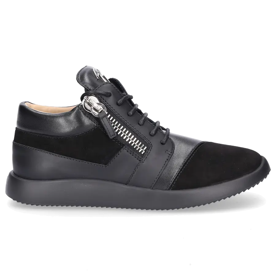 Giuseppe Zanotti - Sneaker high RUNNER Kalbsleder - schwarz