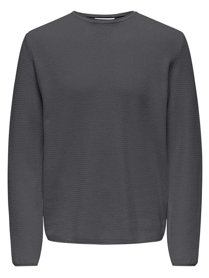ONLY & SONS Pullover in Grau günstig kaufen