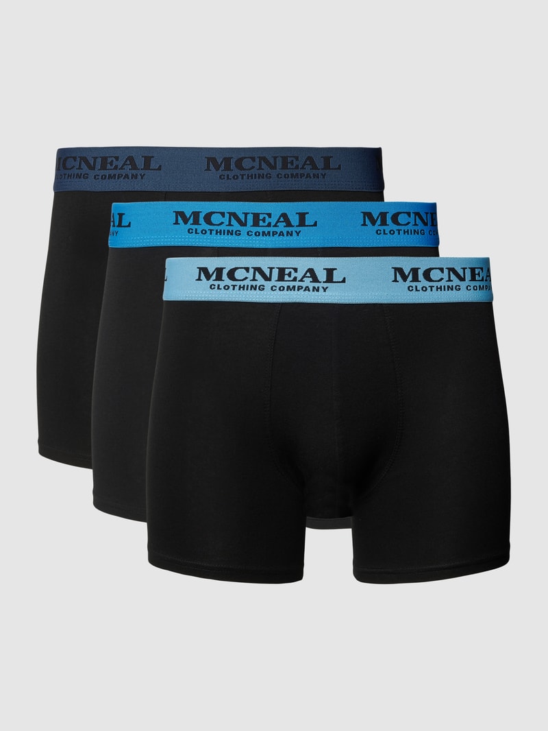 runks mit Logo-Bund im 3er-Pack in dunkelgrau