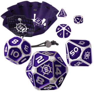 Enhance - Tabletop RPGs Metal Dice Set (Collector Edition) (Purple)