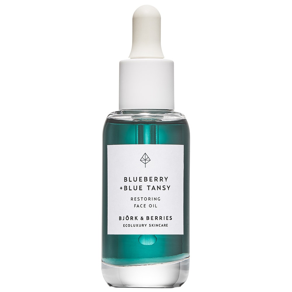 Björk & Berries Blueberry + Blue Tansy Face Oil Huile visage