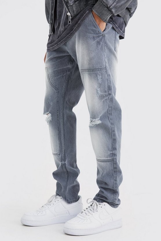 Zerrissene Slim-Fit Jeans