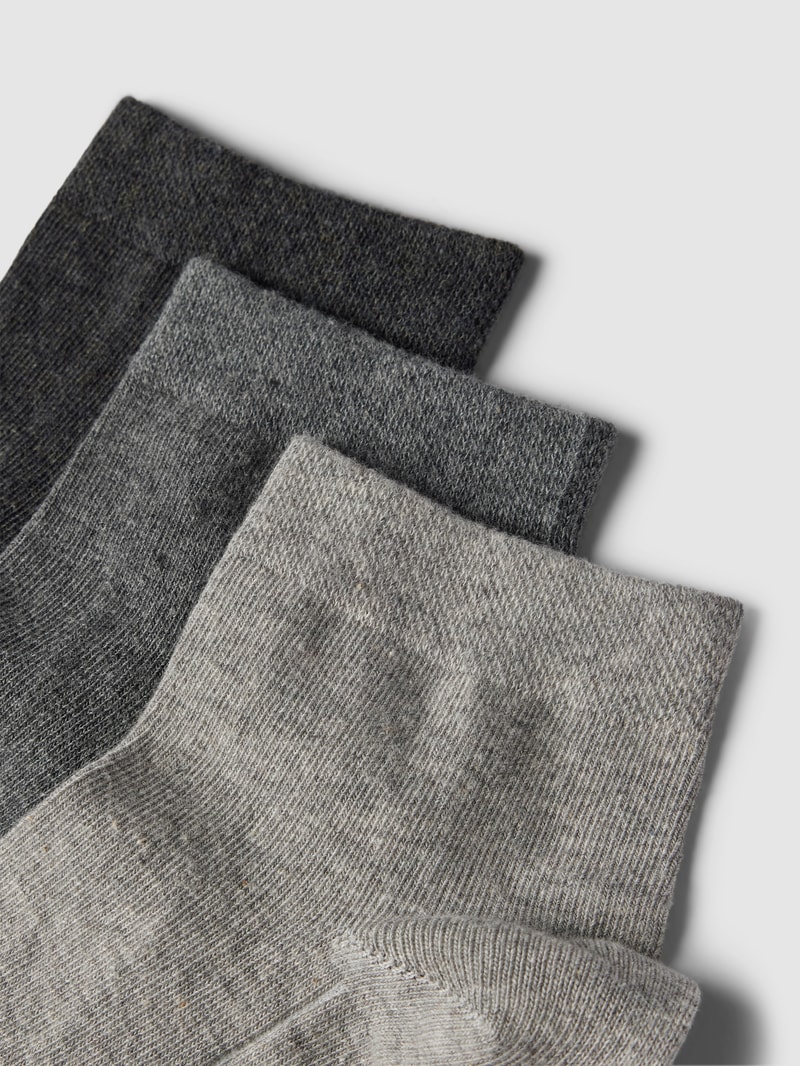 Socken mit Stretch-Anteil im 3er-Pack in mittelgrau