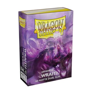Dragon Shield Japanese size Matte Dual Sleeves - Wraith 'Alaria, Righteous Wraith' (60)