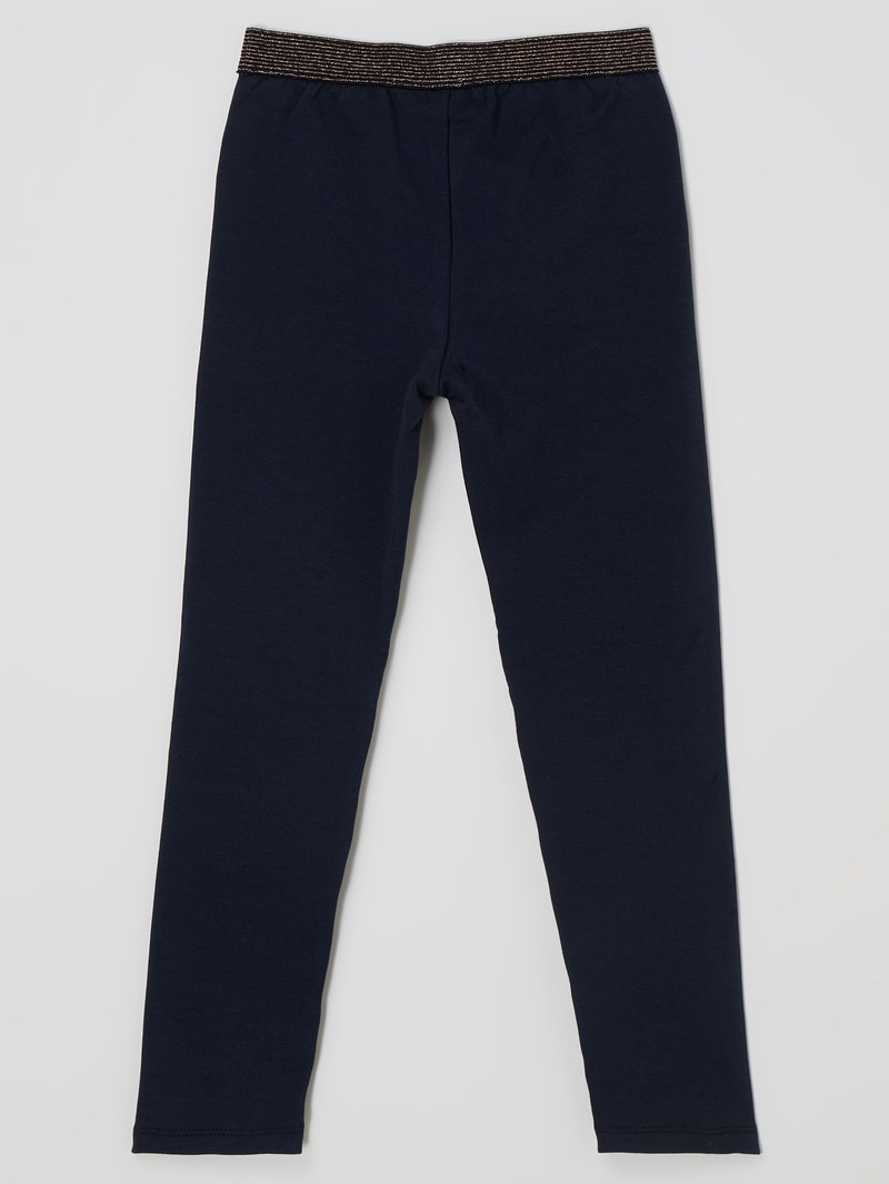 Leggings mit Stretch-Anteil in marineblau