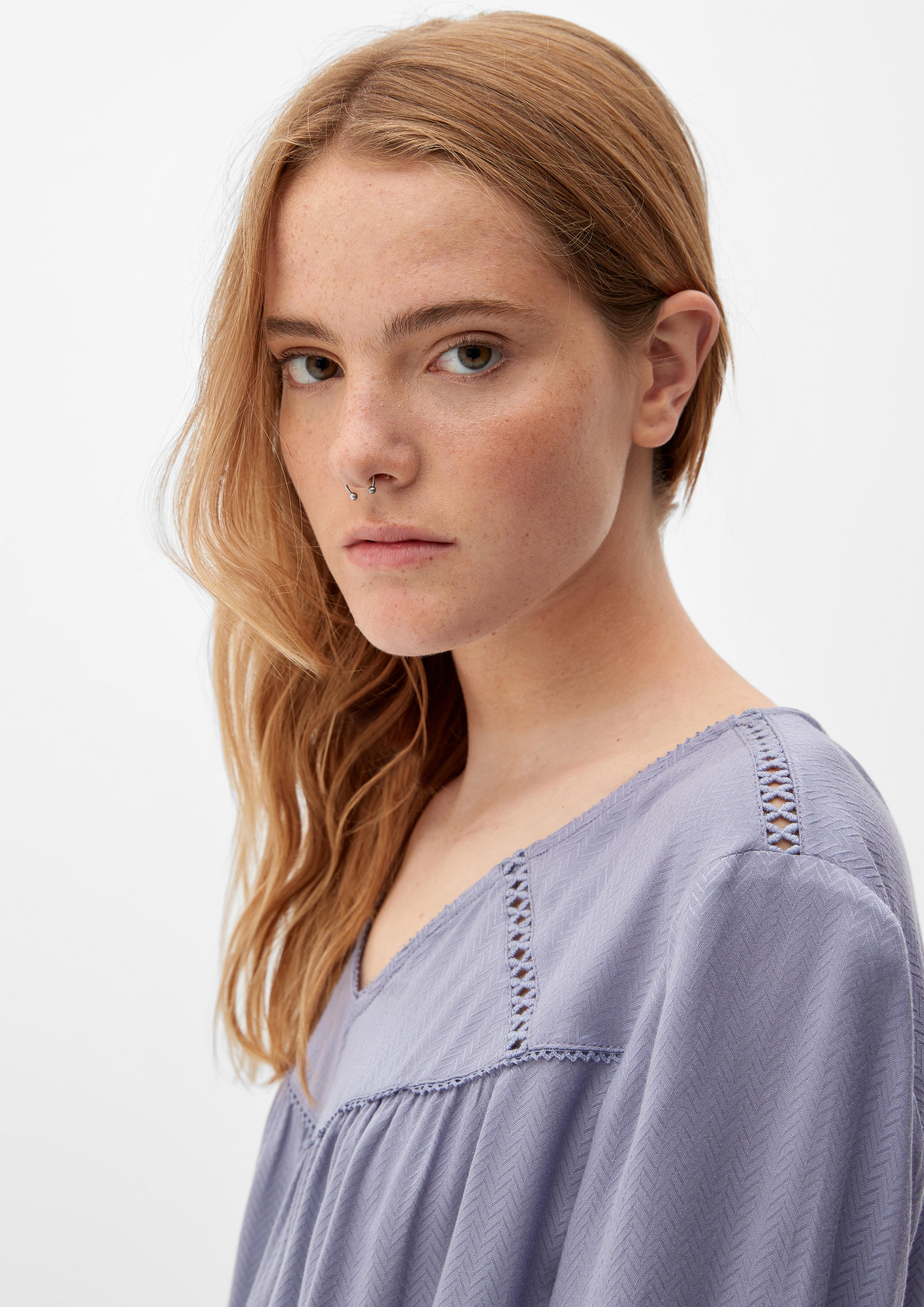 Bluse mit Fischgrätmuster  2117724-5274