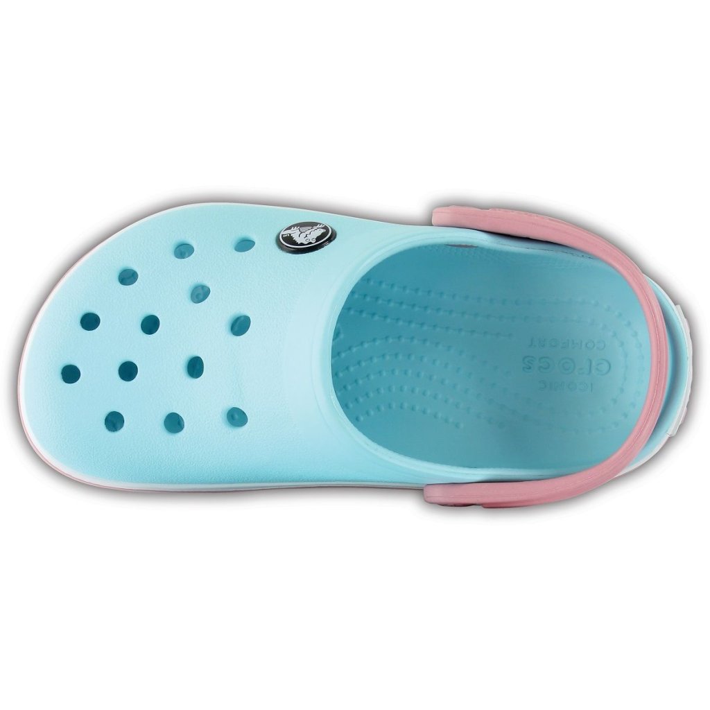 Crocs Crocband Clog K - Ice Blue / White Pantoffeln