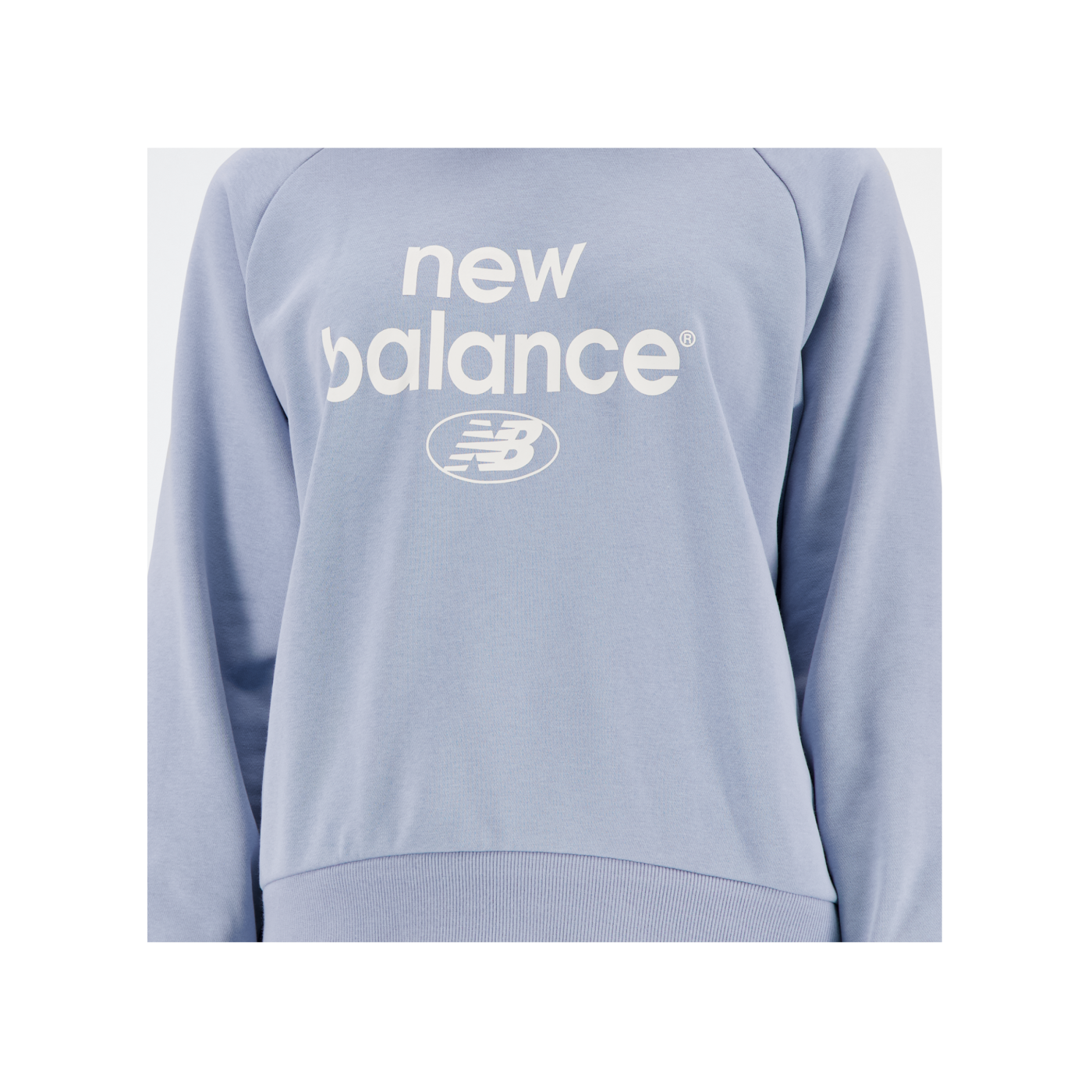 New Balance Essentials Sweatshirt Damen Grau FLAY