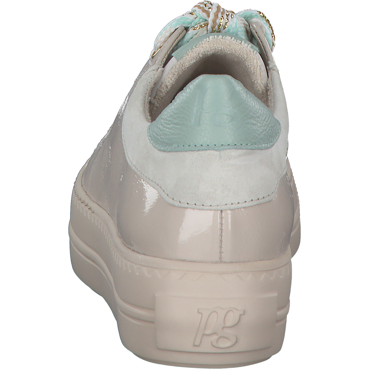 Paul Green 5257, Schnürschuhe, Damen, bisquit/mint