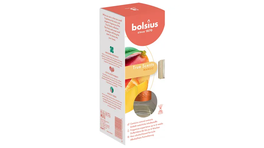 bolsius Raumduft True Scents Mango 45 ml
