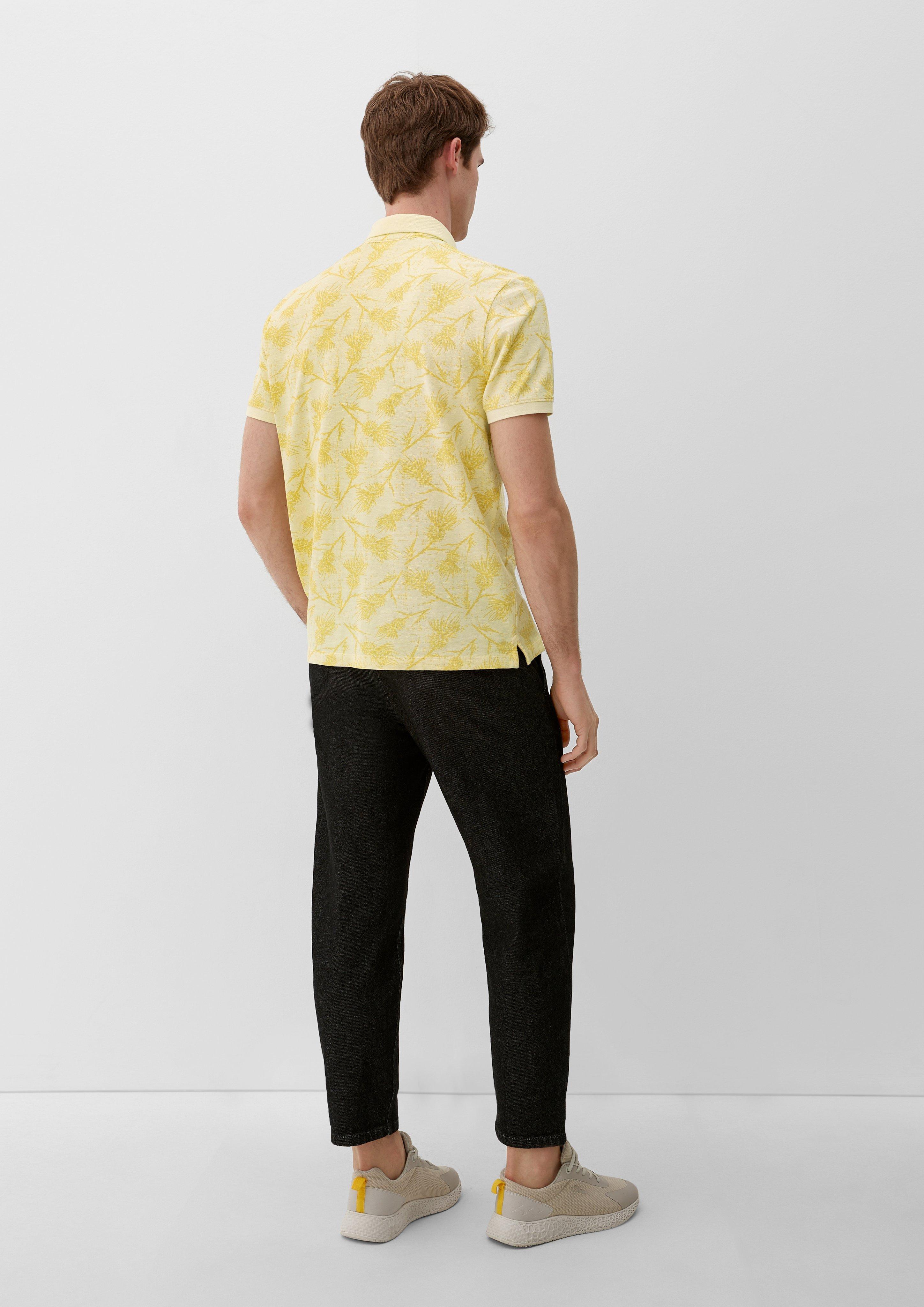 Poloshirt mit Allover-Print  2129484-12B1
