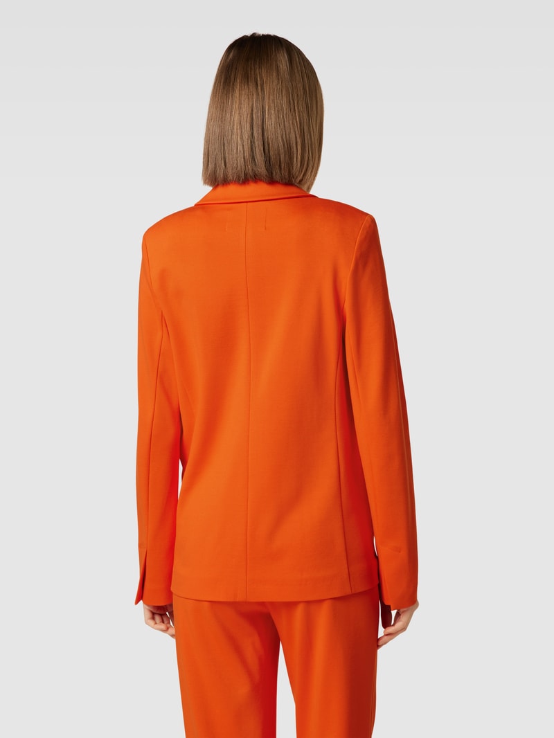Blazer mit Pattentaschen in orange