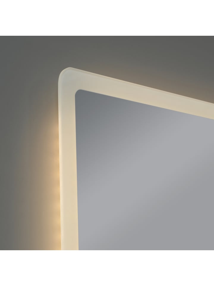 pro.tec LED-Badezimmerspiegel Racale in Weiß (H)80cm (B)60cm günstig kaufen onesize