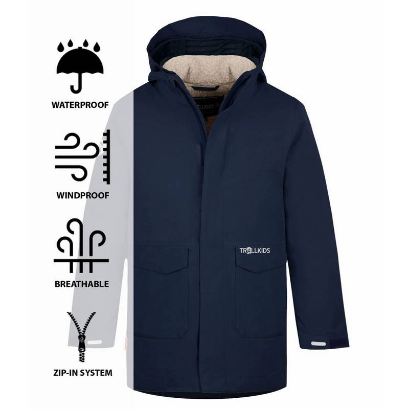 Trollkids Laksefjord Winterjacke Kinder